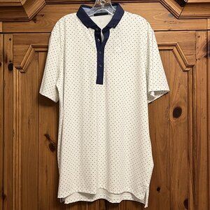 Greyson Men's Size L Short-Sleeve Polo Golf Performance Contrast Collar NWT